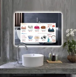 Rechteck Home Dekorative Nebel Smart Mirror Badezimmers piegel mit Bluetooth