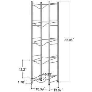 5 الطبقة إبريق ماء حامل 5 جالون المياه زجاجة انفصال الثقيلة المياه زجاجة تخزين الرف - Product Image 3