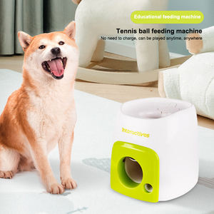 เครื่องปล่อยลูกเทนนิสของเล่นสัตว์เลี้ยงแบบโต้ตอบเครื่องให้รางวัลอาหารช้าๆผ่อนคลายแบบโต้ตอบสำหรับแมวและสุนัข - Product Image 5