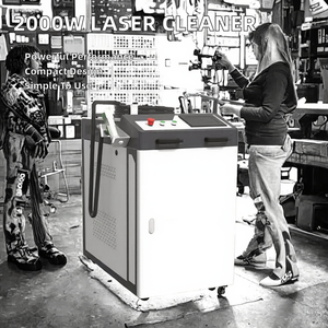 آلة تنظيف بالليزر الليفي المحمولة 2000 واط الأكثر مبيعًا لإزالة الصدأ والزيت والطلاء عن المعادن، سهلة التشغيل مع ضمان لمدة عامين - Product Image 2