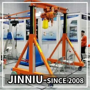 Jinniu fabrica un pequeño taller grúa móvil grúa pórtico 5 toneladas 10 toneladas grúa pórtico estándar europeo