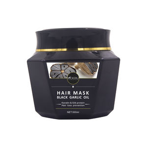 Siyah sarımsak yağı saç derin beslenme Keratin ipek proteini saç dökülmesi önleme saç - Product Image 6