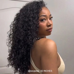 Perruques Lace Front Indiennes et Vietnamiennes Brutes 13x6, Cheveux Humains Vierges Sans Colle, Dentelle HD, Styles Lisses/Bouclés, Densité 130%-350%, Longues - Product Image 2