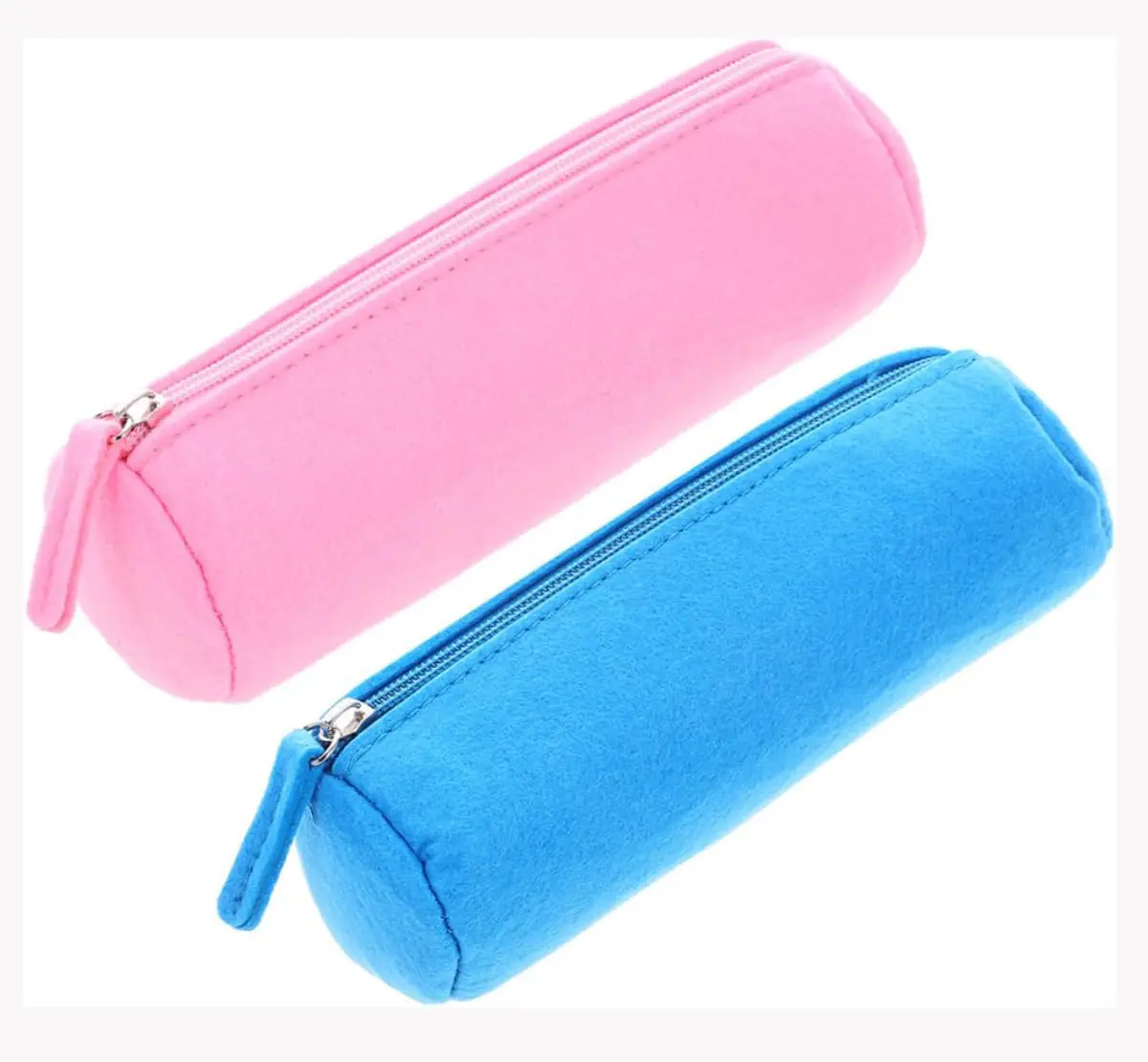 Durable Pencil Case Pen Pouch Slim Cute Stationery Storage Bag with Zipper Portable Makeup Bag for Pen Pencils Cosmetic