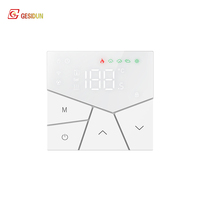 Thermostats de chauffage au sol Écran tactile Thermostat WiFi pour le contrôle intelligent de la température ambiante Utilisation résidentielle Hôtel Écologique