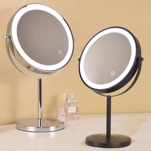 กระจกแต่งหน้าแบบมีไฟ LED สองดวง พร้อมแว่นขยาย - Product Image 2