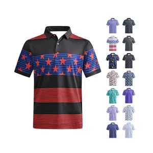Sublimatie Dri Kraag Lange Kwaliteit Logo Mouw T-Shirt Polyester Effen Droge Custom Fit Heren Poloshirt Golf Shirt
