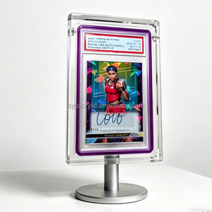Boîte en acrylique SYP pour carte de joueur de basket-ball <span class=keywords><strong>rookie</strong></span> Dennis Rodman 1988 RC PSA 9 Mint – Étui magnétique en acrylique de 10 mm pour légende du basket-ball - Product Image 1