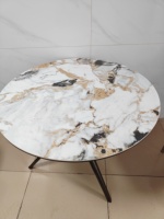 Pieds de table modernes en alliage d'aluminium blanc/noir, diamètre personnalisable 800 mm, pour café, salle à manger, cuisine, salon, hôtel, maison