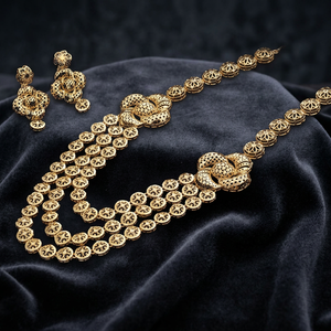 Wholesale 14K 18K 24K Gold Filled Brass Dubai Style Traditional Long Jewelry Set Fashion Necklaces Turkish Design Jewelry Set - Product Image 1