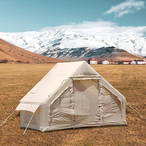 Large Beige Outdoor Camping Tent Waterproof Easy Setup for Outdoor Use - Product Image 1