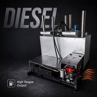 Machine de marquage routier à double réservoir hydraulique, préchauffeur thermoplastique, chaudière à fusion à chaud, double cylindre 600L pour la peinture de lignes routières
