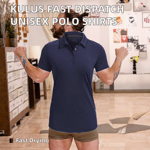 Camisa de Manga Corta para Hombre DEMAIR, Personalizada, Envío Rápido, Transpirable, Estampada, de Color Sólido, con Cuello, de Tela de Lona, de Secado Rápido - Product Image 2