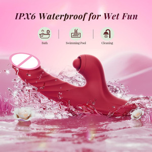 Vibrador Estimulador de Clítoris, Masajeador de Punto G Femenino con Lengua Vibrante y Aleteo, <span class=keywords><strong>Juguetes</strong></span> Sexuales Impermeables para Adultos, Listo para Enviar desde EE. UU. - Product Image 5