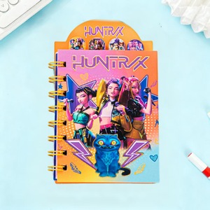 KPOP Demo Hunter A5 Cuaderno Espiral Grupo <span class=keywords><strong>de</strong></span> <span class=keywords><strong>Brujas</strong></span> Gaza Boy Band Papelería <span class=keywords><strong>de</strong></span> Dibujos Animados - Product Image 2