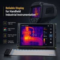 Modul LCD IPS TMK 5.0 Inci dengan Lampu Latar LED, Layar Sentuh Kapasitif 800x480 RGB, Antarmuka 50-PIN, Kecerahan 340 untuk Industri