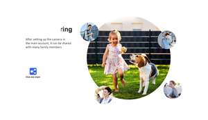 Caméra WiFi PTZ pour entreprise à domicile, CMOS 720P HD, vision nocturne couleur, détection de mouvement, carte SD, cloud, IP66 étanche, 2MP H.265 - Product Image 4