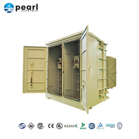 Transformateur immergé dans l'huile triphasé Pearl Electric 630KVA 24.9KV à montage sur socle, conception à faibles pertes, option antidéflagrante robuste