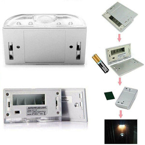 Sensore di movimento Mini 4LED <span class=keywords><strong>Key</strong></span> <span class=keywords><strong>Light</strong></span> per porta, Smart Auto Pir Keyhole LED Night <span class=keywords><strong>Light</strong></span> - Product Image 3