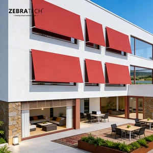 Auvent rétractable à bras pivotant, store manuel pour terrasse et jardin, abri solaire imperméable, cadre en aluminium, protection UV pour la maison - Product Image 6