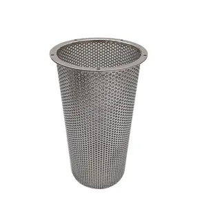 304 316 Stainless Steel Johnson Wedge Wire Screen Mesh Water Pond Sieve Filter