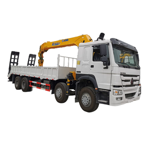 Meilleur prix HOWO 2025 8*4 8X4 14 tonnes 16 tonnes camion-grue à cargaison chariot élévateur à flèche télescopique grue montée camion à <span class=keywords><strong>plateau</strong></span> inclinable de 20 tonnes - Product Image 1