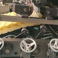 Plieuse automatique de papier kraft en continu Schneider grande vitesse nouvelle pompe à moteur impression largeur réalisable pour la fabrication