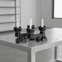 Pièces de plateau de nettoyage à jet pour groupe de traite, doublure de groupe de traite pour le nettoyage des salles de traite de vaches 35x19x23cm