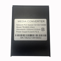 Cable de Fibra Óptica Simplex de 10/100/1000M Gigabit, 3KM, con Conversor de Medios a RJ45 para Red LAN