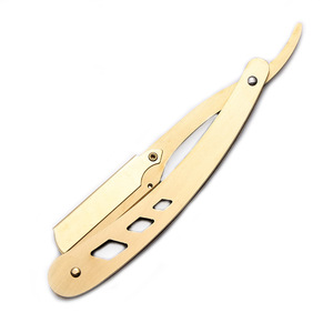 Manual <b>Razor</b> Stainless Steel <b>Single</b> <b>Blade</b> Face Shaving Hair Removal Rainbow Gold Silver Black - Product Image 4