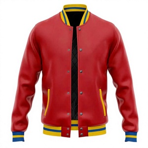 <b>Men's</b> Yellow <b>Black</b> Color Block Breathable Winter Varsity Jacket Mandarin Collar Cotton Sleeves Front Logo Baseball <b>Coat</b> - Product Image 6