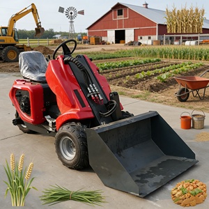Free Shipping Wheel Loader CE EPA 5 Earth Moving Machinery Mini Wheel Loader Farm Garden Mini Wheel Drive Loader - Product Image 3