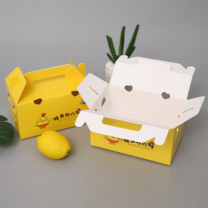 Boîte à lunch jetable en papier couché blanc, pliable, de qualité alimentaire, résistante à la graisse, pour poulet à emporter et salades - Product Image 6