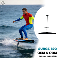 Serat Karbon Ringan SURGE 890 Hydrofoil Olahraga Air Wing Foil Surf Pompa Kontrol Efisien Paket Berkendara Canggih AXIS