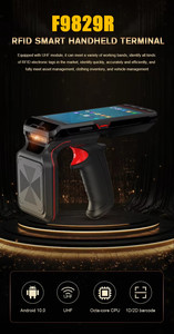 FYJ F9829R RFID UHF 8-ядерный портативный PDA Android система 4 + 64 ГБ дешевая долговечная батарея Smart Data - Capture PDA - Product Image 2