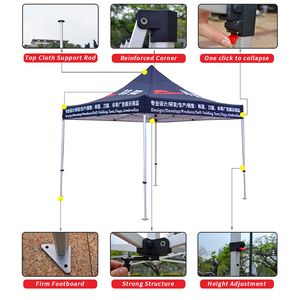 Carpa Impermeable FEAMONT de Poliéster 600D con Estructura de Aluminio para Publicidad y Promoción en Exteriores FM-LA4T33 - Product Image 4