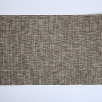 Napperons résistants à la chaleur napperons antidérapants pour Table à manger lavable Durable vinyle tissé napperon PVC ensembles de tapis de Table