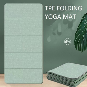 Tapete de Yoga Plegable Portátil, Ecológico, Ligero, Flexible, Antideslizante, Duradero, Suave y Lavable, de TPE - Product Image 2