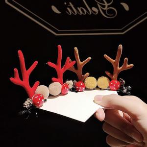 2 pz/set di natale fermagli per capelli per ragazze carino cervo orecchie per capelli per bambini corna di natale forcina per capelli accessori per capelli - Product Image 6