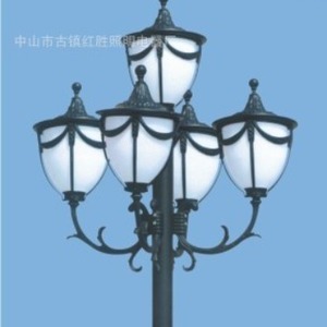 Traditional European Cast Iron Garden Lamp <b>Led</b> <b>Light</b> Source A19 Semi Flush Mount Outdoor Lighting - Product Image 3