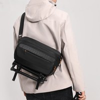Sac bandoulière étanche et antichoc pour appareil photo reflex numérique, 2 tailles, multi-poches, sac de transport pour photographe avec sangle de fixation pour bagage