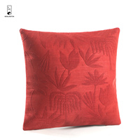 24 printemps été plaine plante 100% Ramie taie d'oreiller couverture chaude feuille gaufrée housse de coussin décorative