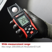 Luxmètre numérique portatif TASI TA630A CE 200000Lux avec résolution de 0,1Lux, écran LCD, précision de répétabilité de 2%, pile AAA