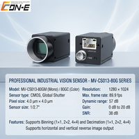 Caméra industrielle GigE MV-CS013-80GM/GC avec capteur CMOS, caméra de vision industrielle, transmission d'image en temps réel non compressée, 89,9 FPS