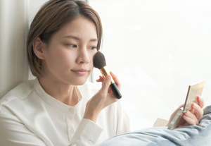 100% Premium Grey Squirrel Hair Nueva calidad Juego de brochas de maquillaje de cabello natural para polvo de ajuste facial - Product Image 2