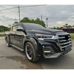 Bodykit Phía Trước Xe Bumper Cho Lưới Tản Nhiệt Sửa Đổi <span class=keywords><strong>Lmj</strong></span> Cho Hilux Revo 2016-2021 Cơ Thể Kit - Product Image 4