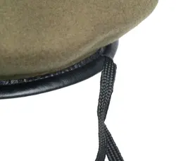 DFB01 Customized 100% Wool Olive Green <b>Berets</b> - Product Image 2