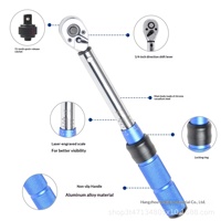 Clé dynamométrique réglable 1/4 pouce, mini clé à cliquet haute précision 2% en acier Cr-V, kit d'outils OEM pour réparation de vélos