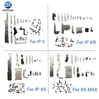 Kit complet de vis et de supports métalliques internes pour iPhone X XR XS XS MAX