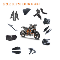 100% Kits de carénage en tissu de Fiber de carbone, pièces de bras oscillant de pignon de chaîne pour KTM DUKE 690 2008-2019